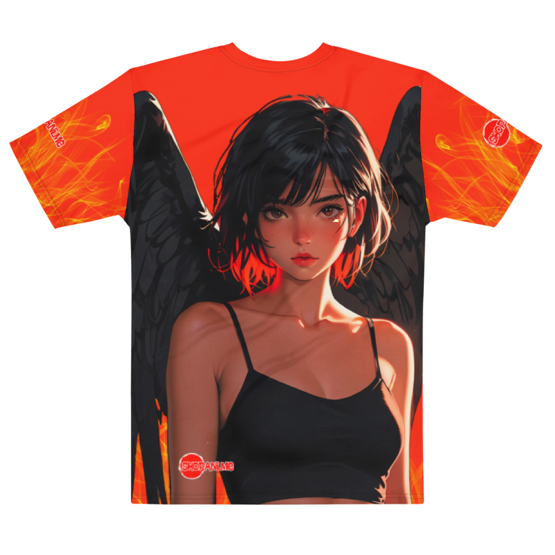 Rated E - AOP Unisex Polyester Tee: FALLEN ANGEL