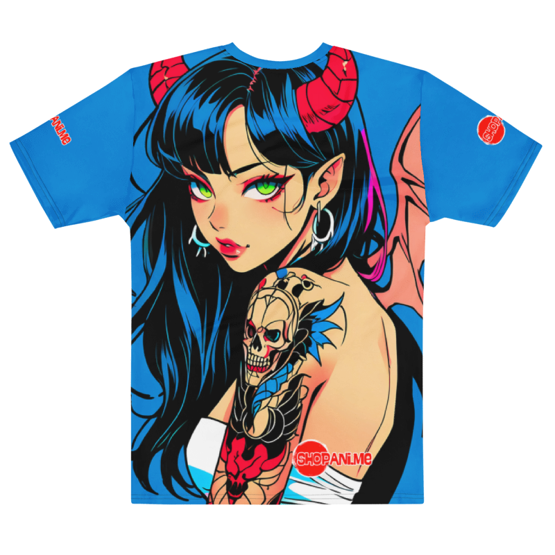 Rated E - AOP Unisex Polyester Tee: ONI GIRL